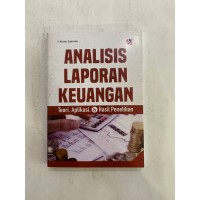 Image of Analisis laporan keuangan: teori, aplikasi & hasil penelitian