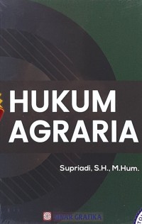 Image of Hukum Agraria