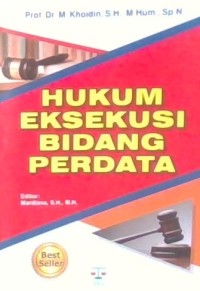 Image of Hukum Eksekusi Bidang Perdata