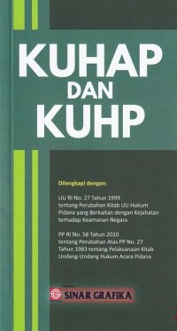 Image of KUHAP dan KUHP