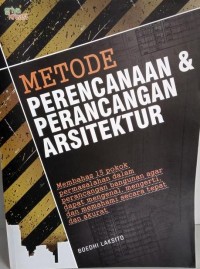 Image of Metode Perencanaan dan Perancangan Arsitektur