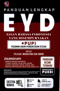 Image of Panduan Lengkap EYD  Ejaan Bahasa Indonesia yang Disempurnakan