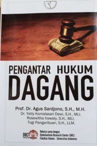 Image of Pengantar hukum dagang