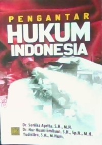 Image of Pengantar Hukum Indonesia