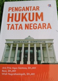Image of Pengantar Hukum Tata Negara