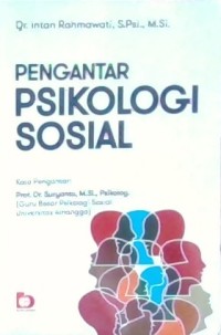 Image of Pengantar Psikologi Sosial