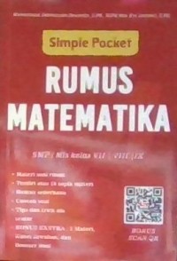 Image of Simple Pocket Rumus Matematika SMP/MTS Kelas VII, VIII. IX