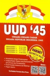 Image of Undang-Undang Dasar Negara Republik Indonesia 1945